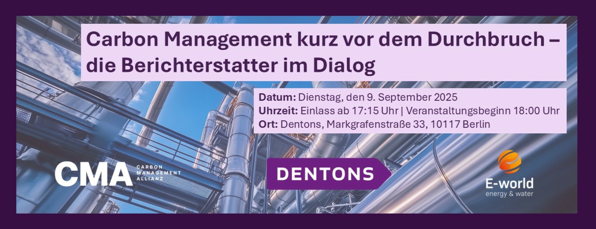 Carbon Management kurz vor dem Durchbruch – die Berichterstatter im Dialog Carbon Management kurz vor dem Durchbruch – die Berichterstatter im Dialog